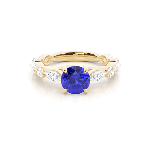 Prong Set Tanzanite Engagement Ring