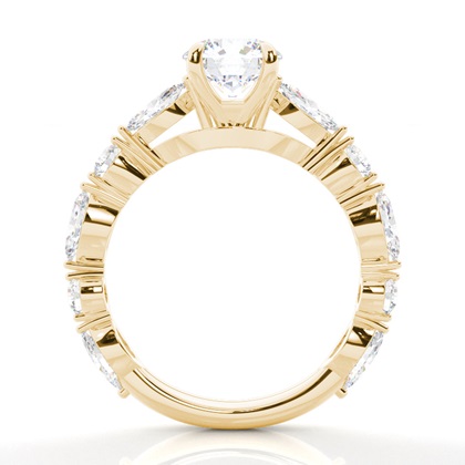 Zinken Moissanit Verlobungsring