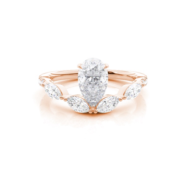 Prong Set Moissanite Engagement Ring