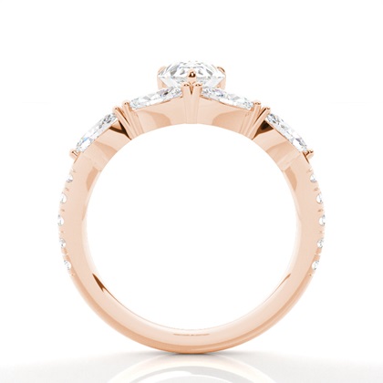 Zinken Diamanten Verlobungsring