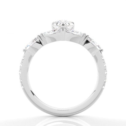 Zinken Diamanten Verlobungsring