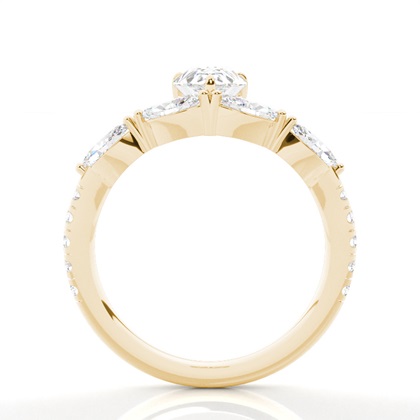 Zinken Diamanten Verlobungsring