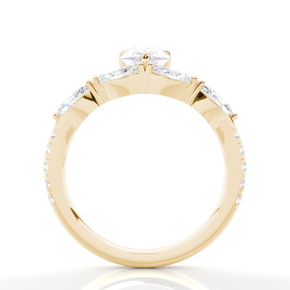 Zinken Moissanit Verlobungsring