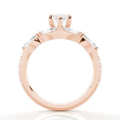 Zinken Diamanten Verlobungsring