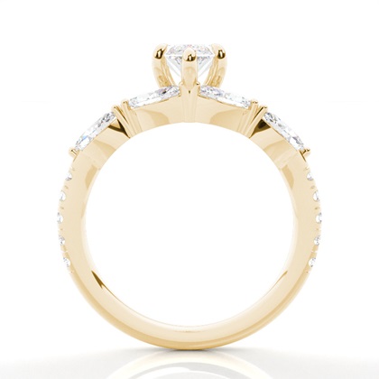 Zinken Diamanten Verlobungsring