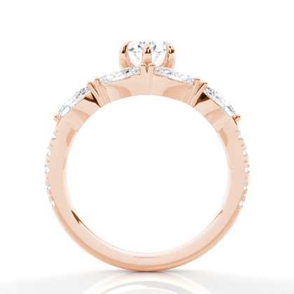 Zinken Diamanten Verlobungsring