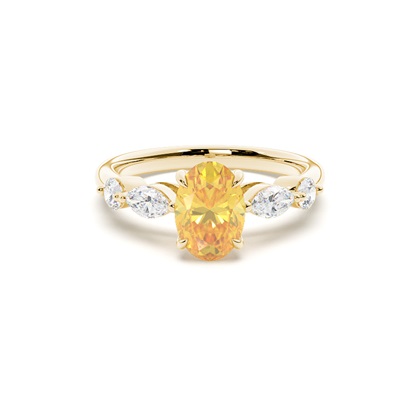 Yellow Gold Yellow Diamond Engagement Rings