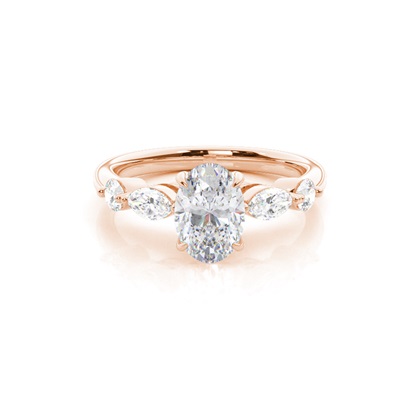 Prong Set Moissanite Engagement Ring