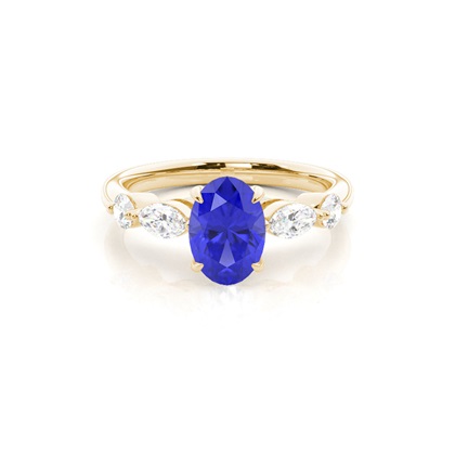Prong Set Tanzanite Engagement Ring