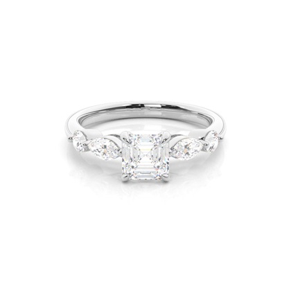 Asscher Diamond Rings