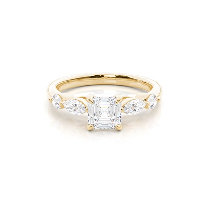 Asscher Diamond Rings