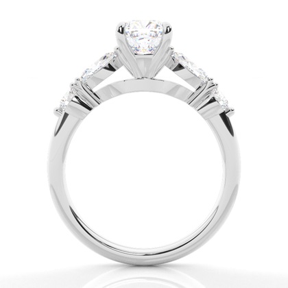 Zinken Moissanit Verlobungsring