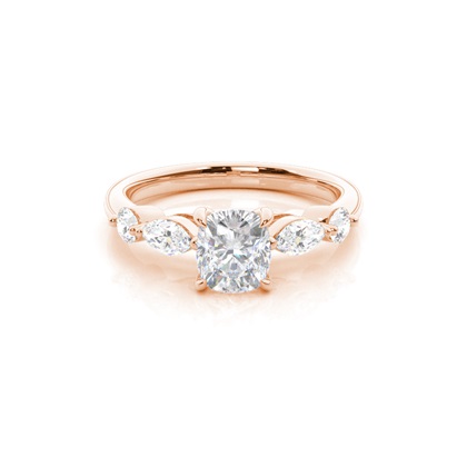 Prong Set Moissanite Engagement Ring