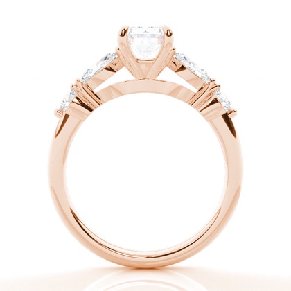 Zinken Moissanit Verlobungsring