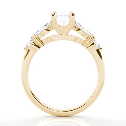 Zinken Moissanit Verlobungsring