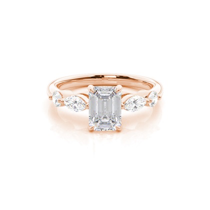 Prong Set Moissanite Engagement Ring