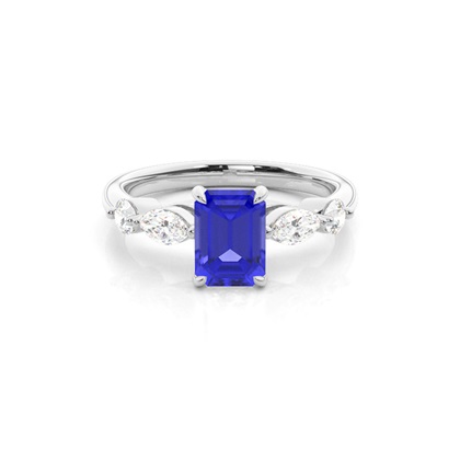 Prong Set Tanzanite Engagement Ring