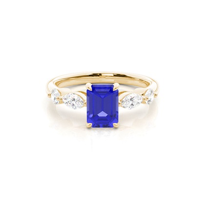 Prong Set Tanzanite Engagement Ring