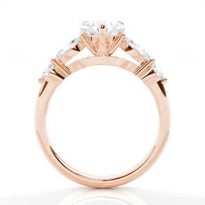 Zinken Diamanten Verlobungsring