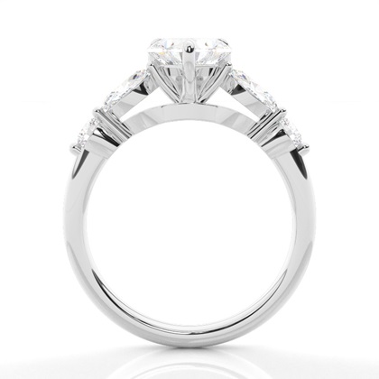 Zinken Diamanten Verlobungsring