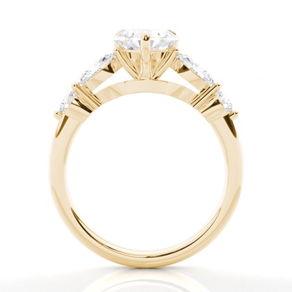 Zinken Diamanten Verlobungsring