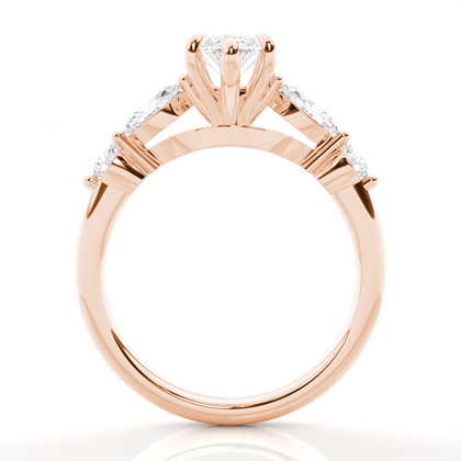 Zinken Diamanten Verlobungsring