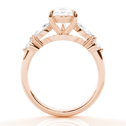 Zinken Moissanit Verlobungsring