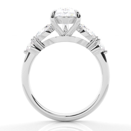 Zinken Moissanit Verlobungsring