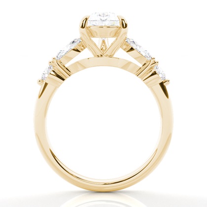 Zinken Moissanit Verlobungsring