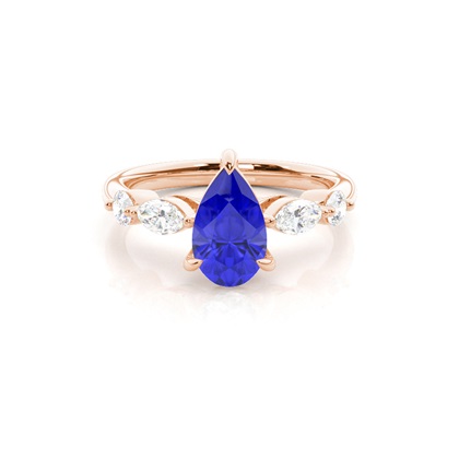 Prong Set Tanzanite Engagement Ring