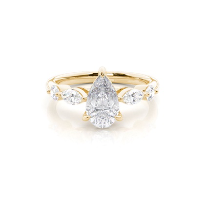 Prong Set Moissanite Engagement Ring