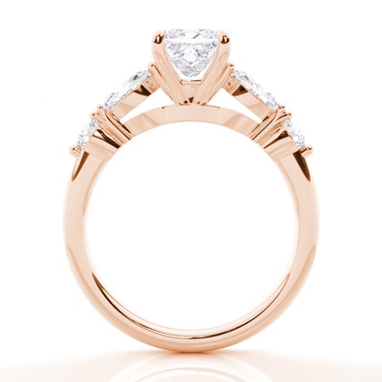 Zinken Moissanit Verlobungsring