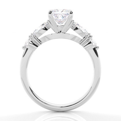 Zinken Moissanit Verlobungsring