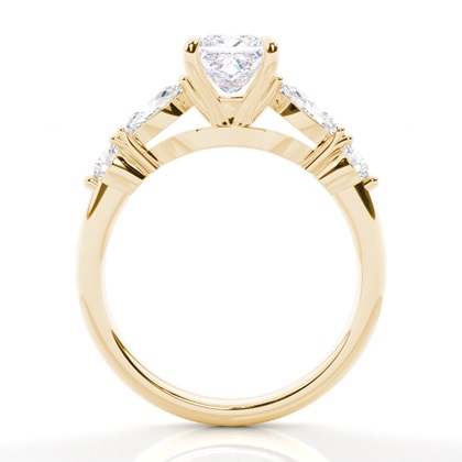 Zinken Moissanit Verlobungsring