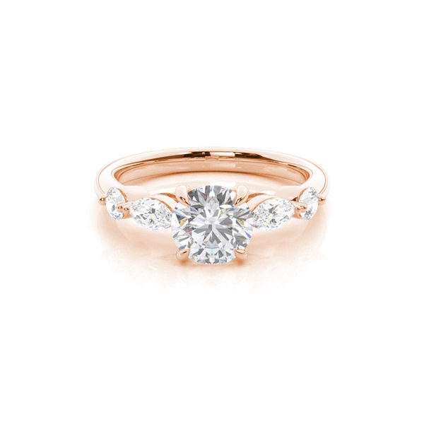 Prong Set Moissanite Engagement Ring