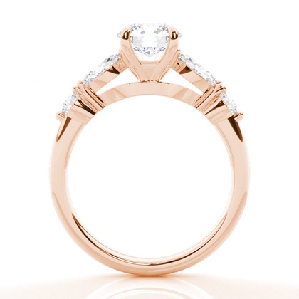 Zinken Moissanit Verlobungsring