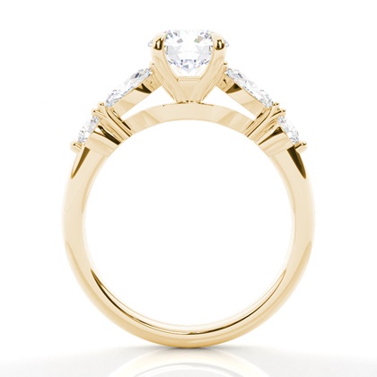 Zinken Moissanit Verlobungsring