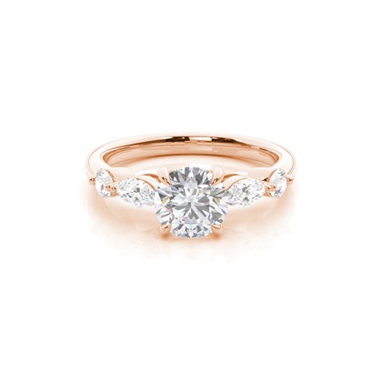 Prong Set Moissanite Engagement Ring