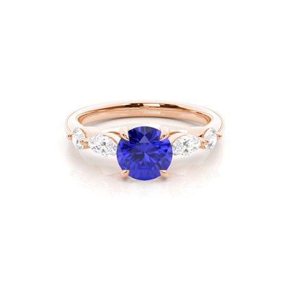 Prong Set Tanzanite Engagement Ring