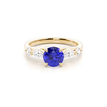 Prong Set Tanzanite Engagement Ring