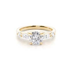 Prong Set Moissanite Engagement Ring