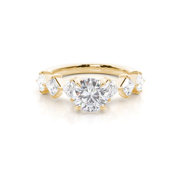 Prong Set Moissanite Engagement Ring