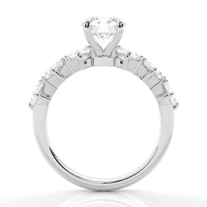 Zinken Moissanit Verlobungsring