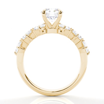 Zinken Moissanit Verlobungsring