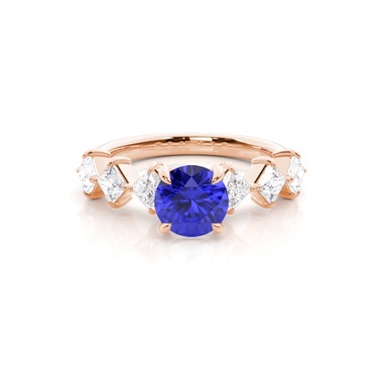 Prong Set Tanzanite Engagement Ring