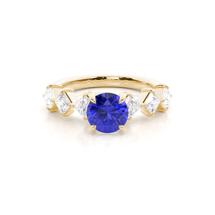 Prong Set Tanzanite Engagement Ring