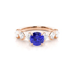 Prong Set Tanzanite Engagement Ring