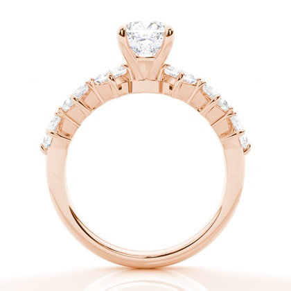 Zinken Moissanit Verlobungsring