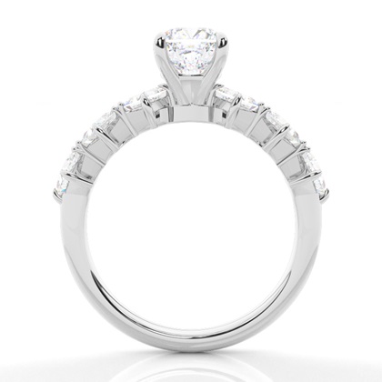 Zinken Moissanit Verlobungsring