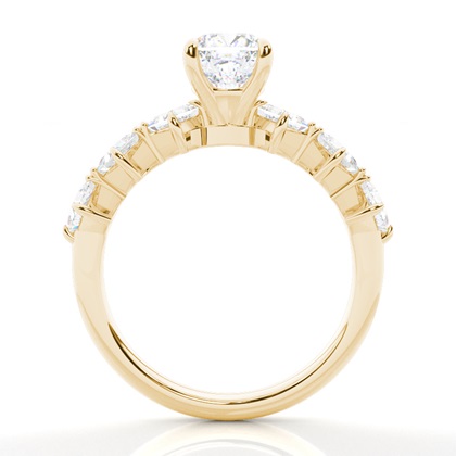 Zinken Moissanit Verlobungsring